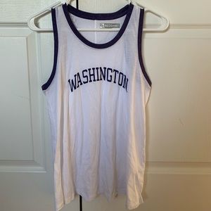 White University of Washington Tank Top